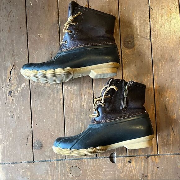 Sperry Leather Upper Duck Boots - Picture 3 of 7